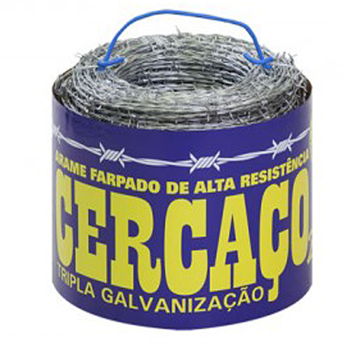 Arame farpado ZN3 500 metros