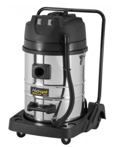 Aspirador de pó e Líquidos 70 Litros 2000 watts inox – HIDROPÓ 2000