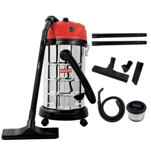 Aspirador de Pó e Água 30 Litros Inox 1400w Profissional