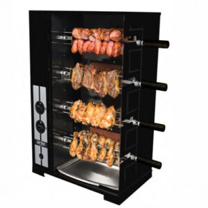 Assador de Frango a Gás FG-08 2 Queimadores Bivolt 4 Espetos