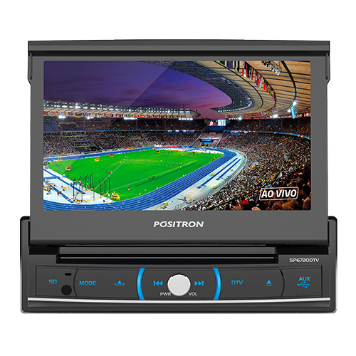 Auto Rádio Retrátil TV Digital Touch Screen – SP 6720 DTV