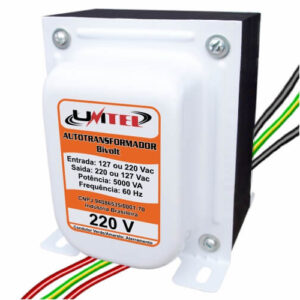 Auto Transformador Bivolt 5000va Serie Ouro 127v/220v