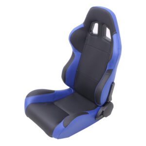 Banco Automotivo Esportivo Preto e Azul
