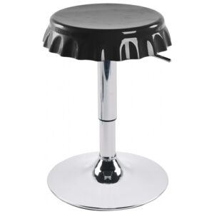Banqueta Botcap Designer Tampa de Garrafa – Preta