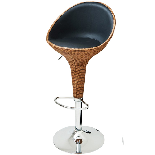 Banqueta com Encosto em ABS, Tulipa – Rattan 2446