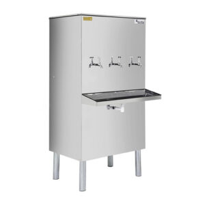 Bebedouro Industrial 100 Litros Inox com 3 Torneiras