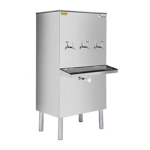 Bebedouro Industrial 100 Litros Inox com 3 Torneiras