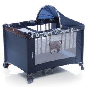 Berço Portátil Funny, para bebês – NBR Azul C68