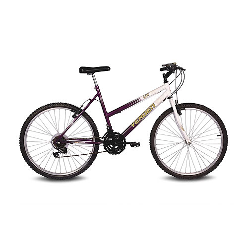 Bicicleta Aro 26 Live Branco e Violeta