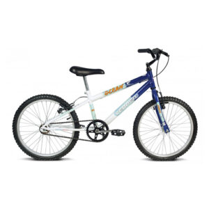 Bicicleta Infantil Aro 20 Ocean Azul e Branco