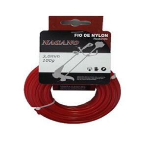 Bobina de fio de nylon quadrado 2,5 mm 100 gramas – para roçadeira
