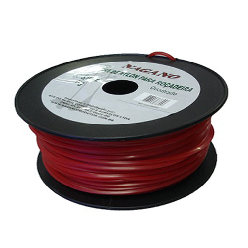 Bobina de fio de nylon quadrado 3,0 mm 1 kg – para roçadeira