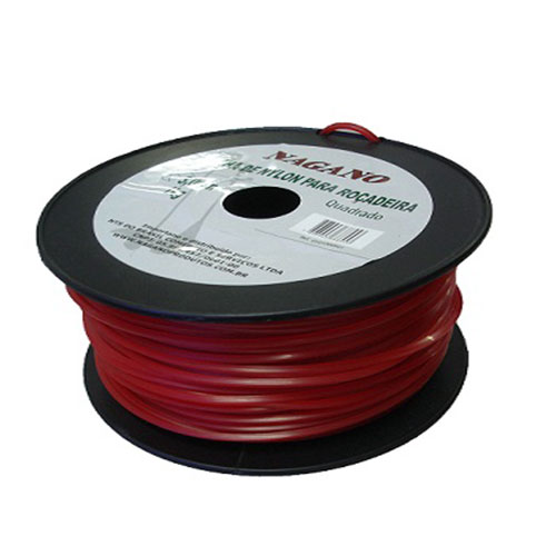 Bobina de fio de nylon redondo 1,6 mm 1 kg – para roçadeira