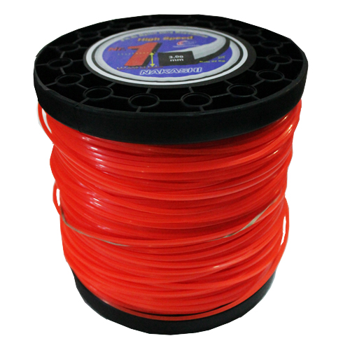 Bobina de fio de nylon quadrado 3,0 mm 2 kilos – para roçadeira