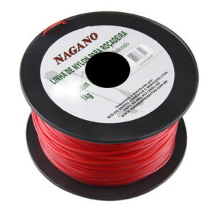 Bobina de fio de nylon redondo 2,0 mm 1 kg – para roçadeira