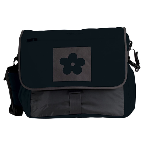 Bolsa para Bebê, Mãe, Maternidade, Daisy Diaper Navy Light – 3 em 1 – Cinza