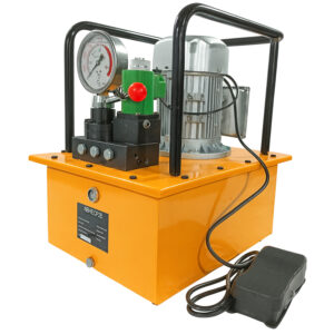 Bomba Hidráulica Elétrica de Óleo com pedal 220v 20L