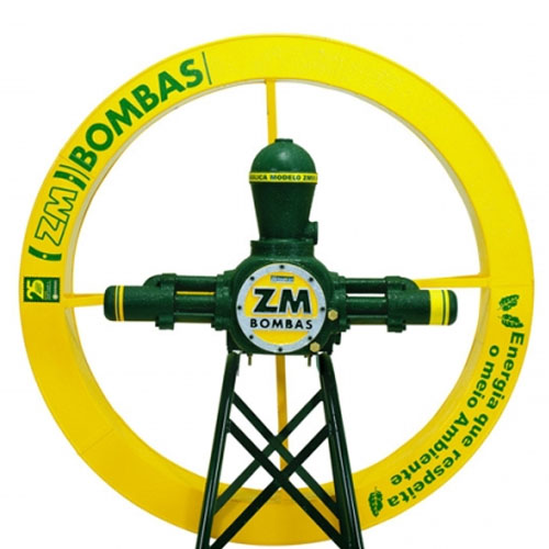 Bomba ZM-51 com roda 1.40×0.18 metros e cavalete