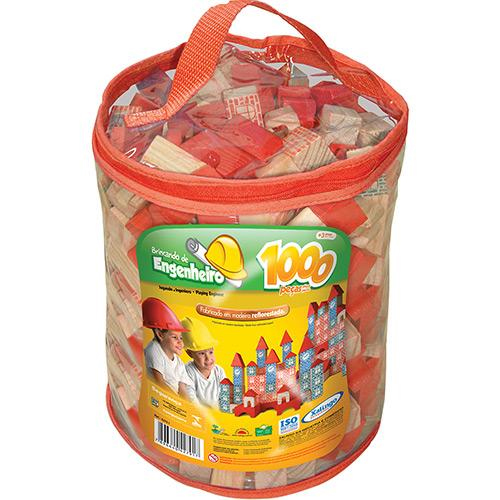 Brincando de Engenheiro 1.000 Peças na Bolsa