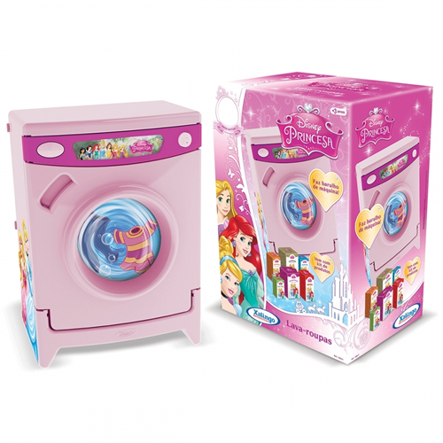 Brinquedo Lava Roupas com Som Disney Princesa Baby