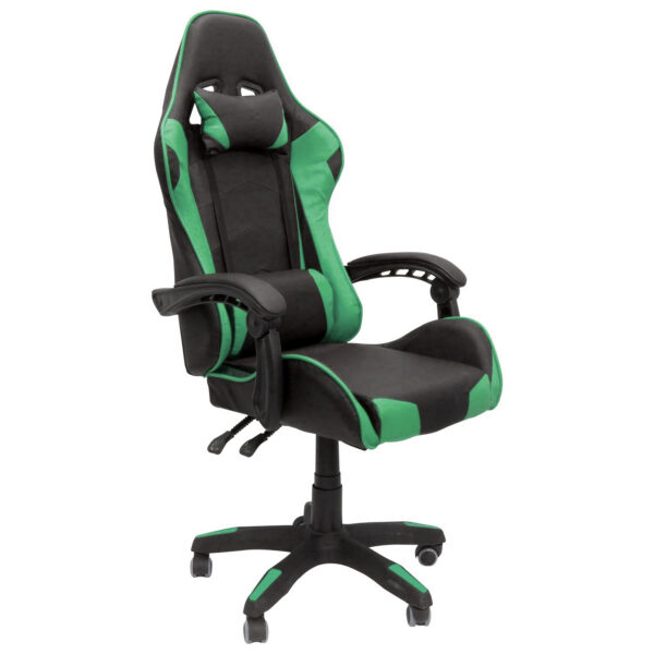 Cadeira Gamer Reclinável Elevação a Gás Couro sintético