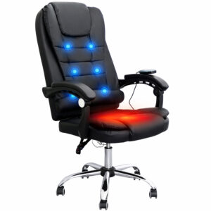 Cadeira Presidente de Escritório com Massagem e Aquecimento – Bivolt