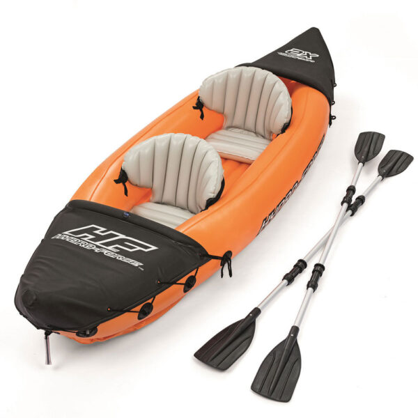 Caiaque Inflável 2 Pessoas 3.21m x 88cm 2 Remos – Lite-Rapid X2 Hydro Force