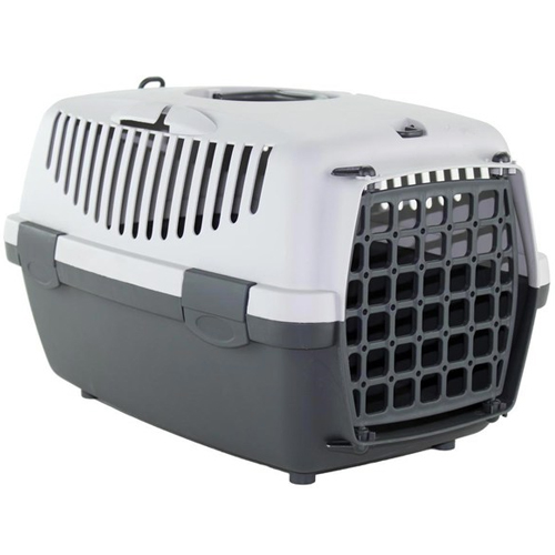 Caixa de Transporte para cães e gatos – Italiana – Tam 1 – Cinza