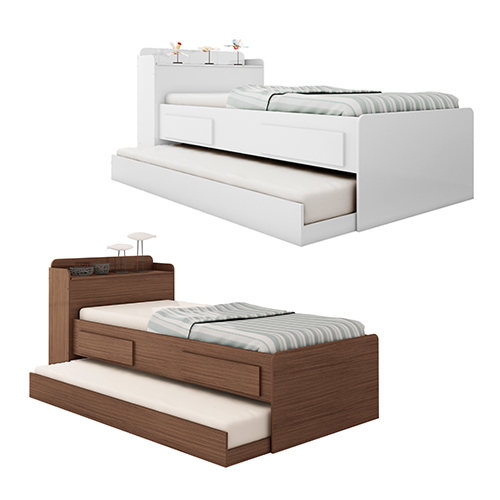 Cama Bibox com Baú Onix