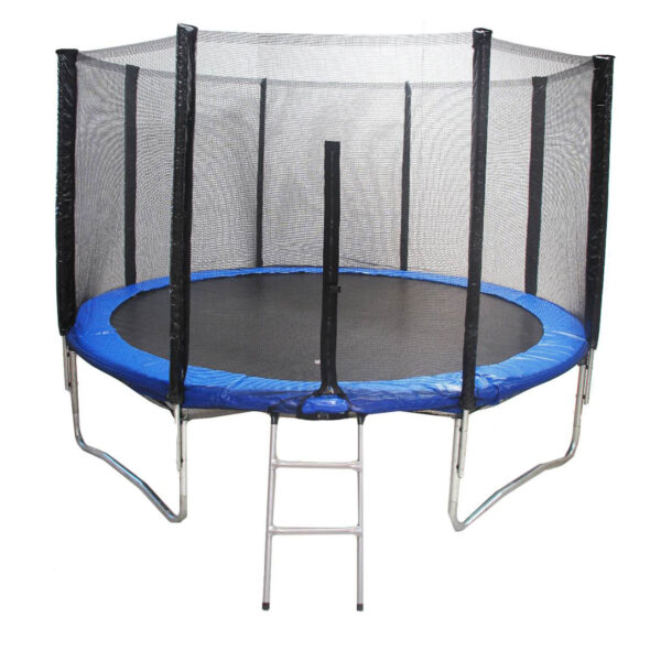 Cama Elástica 244 cm com Escada e Rede – Diâmetro 8 Pés
