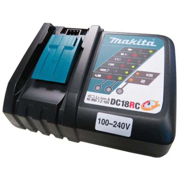 Carregador Rápido de Baterias DC18RC 6,0Ah Bivolt MAKITA-197522-0