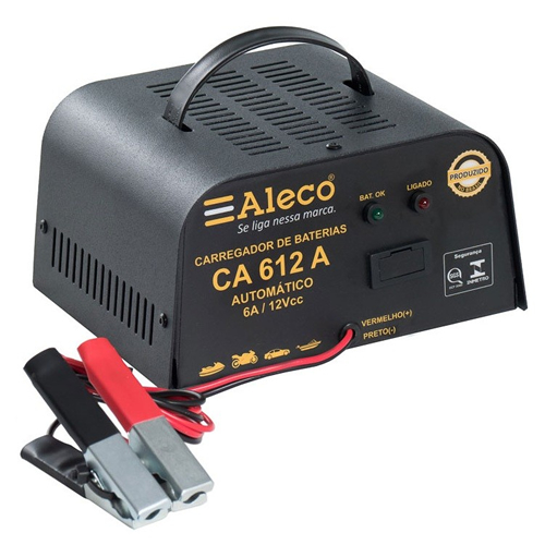 Carregador de Bateria 6a/12v – Automático com Flutuador CA612A