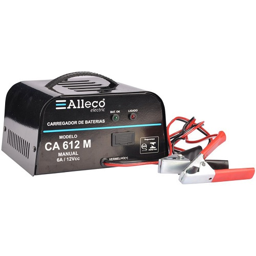Carregador de Bateria, 6A, 12V, Bivolt, – CA612M
