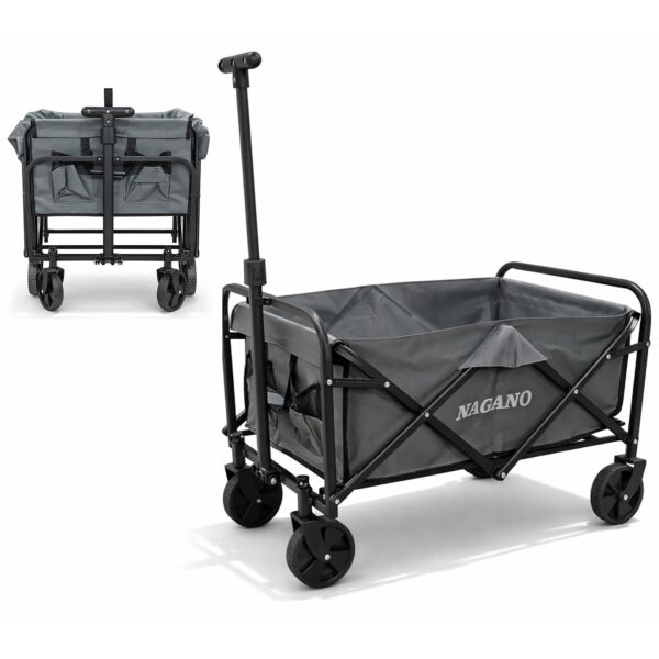Carrinho Acampamento Praia Dobrável Multifuncional 120kg Portátil Articulado