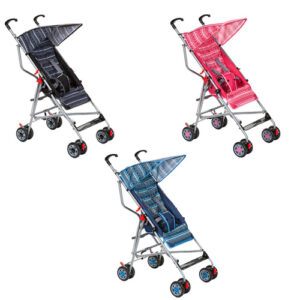 Carrinho de Bebê, 2 Posições, 4 rodas duplas – Umbrella Slim