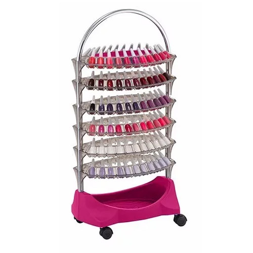 Carrinho de Esmalte Smaltbell Classic 132 Esmaltes Cromado