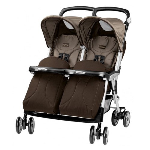 Carrinho para Gêmeos Aria Twin Chocolate – Peg-Pérego