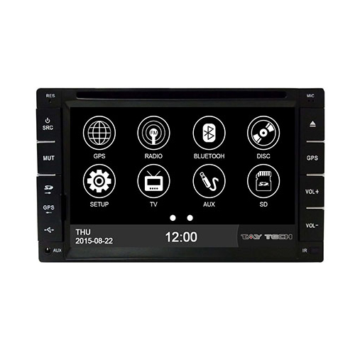 Central Multimídia Universal S95 Tela de 6,2 Tela Touch Screen com Bluetooth Antena de TV Navegador GPS e Espelhamento
