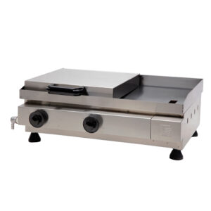 Chapa com Sanduicheira à Gás 60×40 Linha Prata – SCGP60