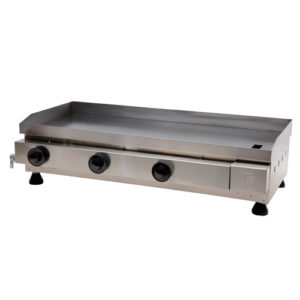 Chapa para Lanche à Gás GLP 3 Queimadores Linha Prata – CGP80