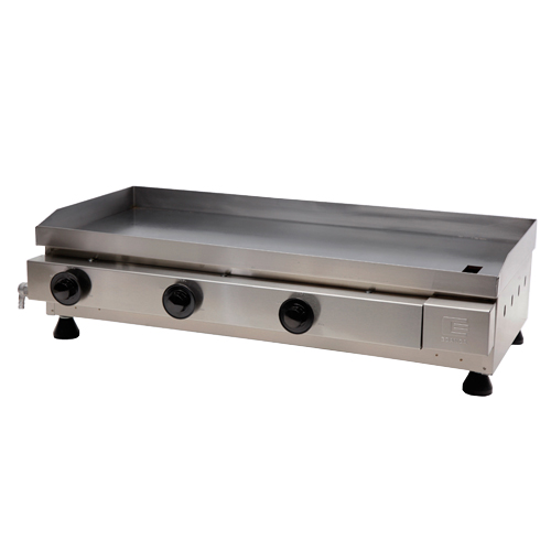 Chapa para Lanche à Gás GLP 3 Queimadores Linha Prata – CGP80