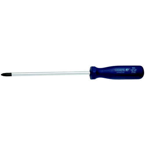 Chave de fenda cruzada 3/8X6 aço cromo vanádio 160