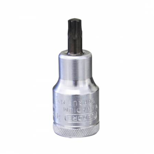 Chave soquete perfil torx encaixe 1/2 aço cromo vanádio ITX19-T27