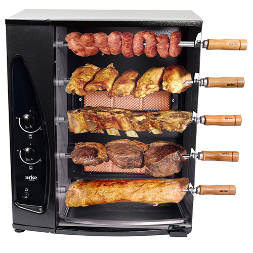 Churrasqueira à Gás Rotativa – Com Capacidade para 5 Espetos, Gás GLP – AGR-05 GLP