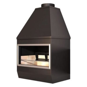 Churrasqueira Moldura em Inox – Preto Fosco
