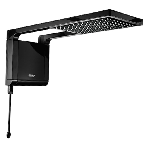 Chuveiro Eletrônico de Parede, Preto – Acqua Storm Ultra