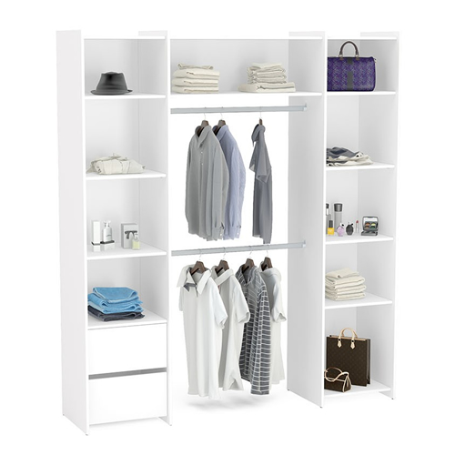 Closet Diamante 2 Gavetas E 2 Cabideiros