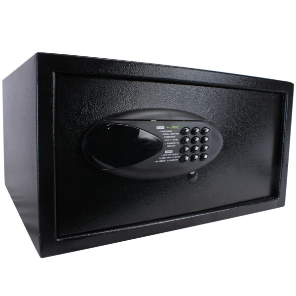 Cofre Eletrônico Digital 44x38x23cm Grande Para Notebook Preto – NCDP44