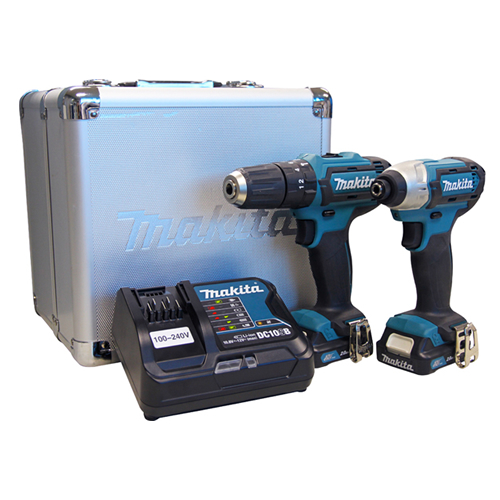 Combo de Ferramentas Parafusadeira HP331D – Furadeira de Impacto TD0110D – 2 Bateria Carregador Bivolt