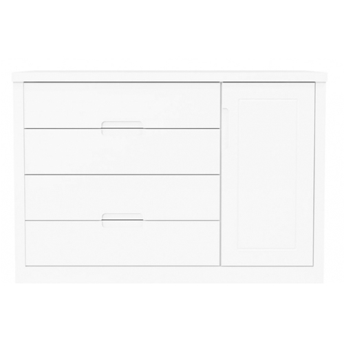 Cômoda Tutto New Branco Acetinado